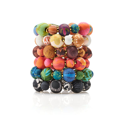 World of Color Small Bead Wrist Keychain Variety Pack