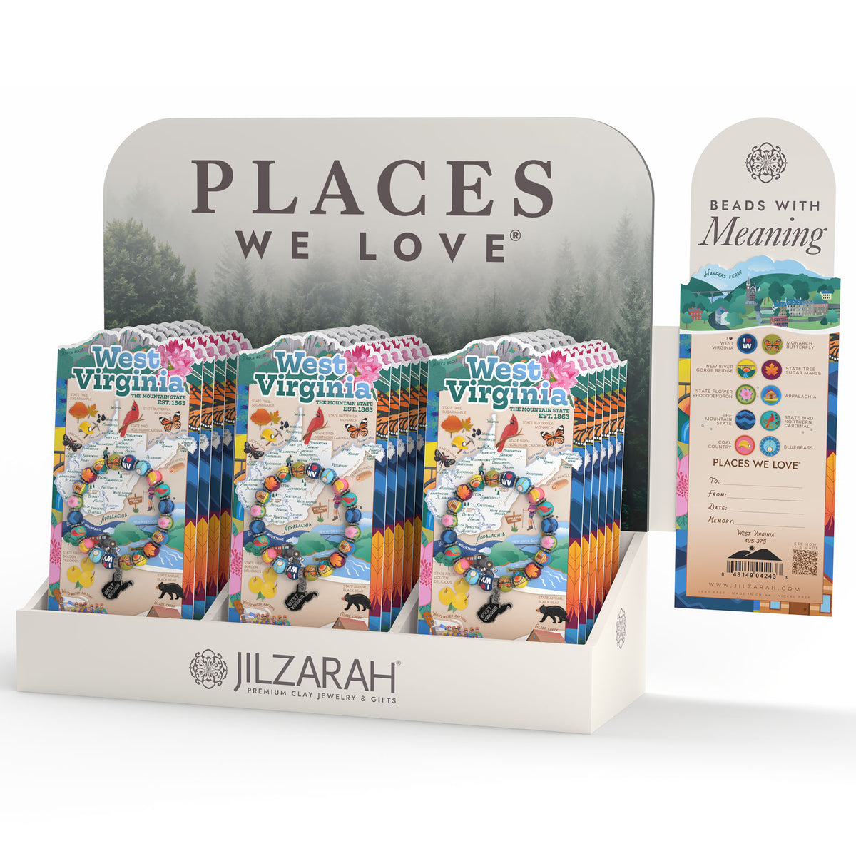 West Virginia Places We Love Bracelet Collection