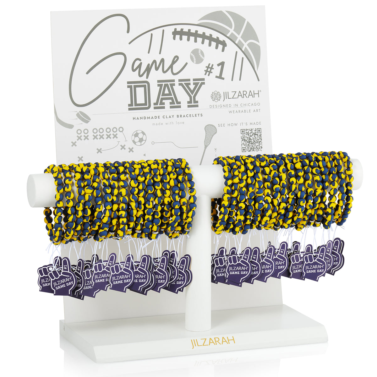 Blue-Maize Game Day Bracelet Collection