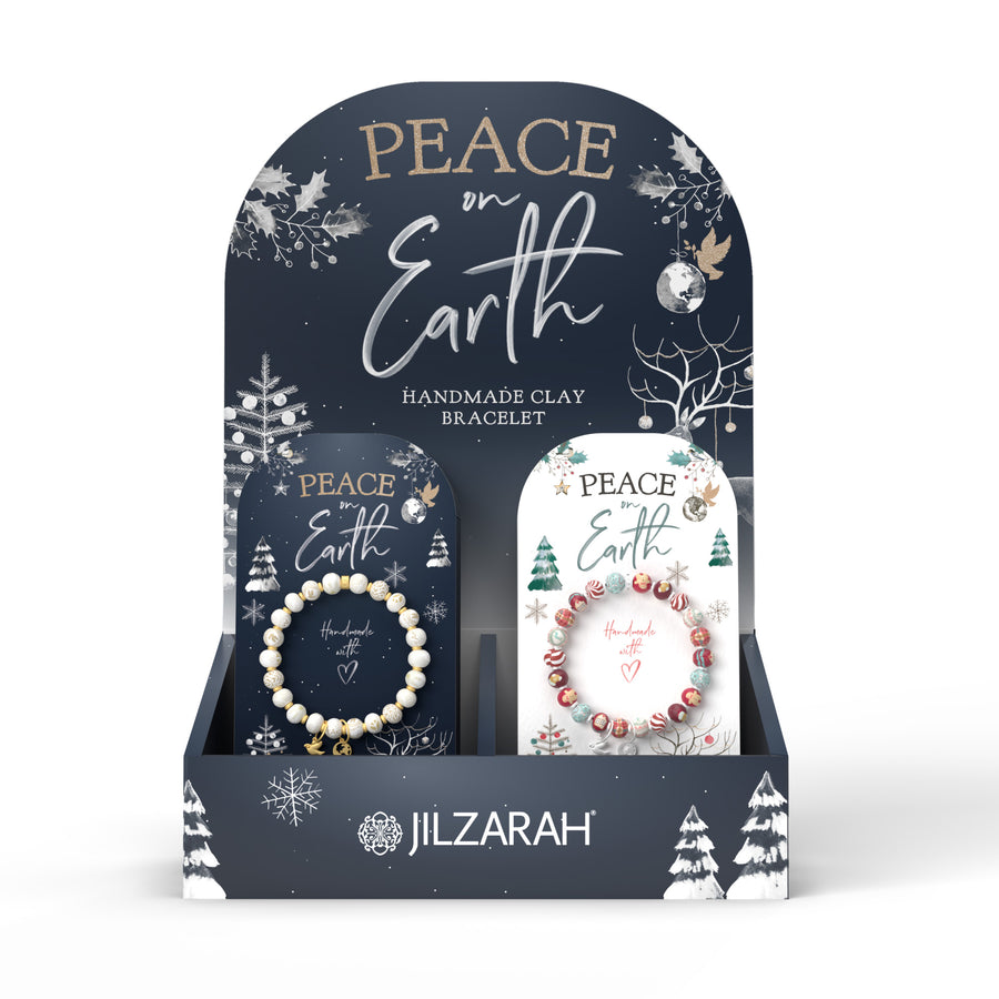 Peace on Earth bracelet mini combo collection in its PDQ display