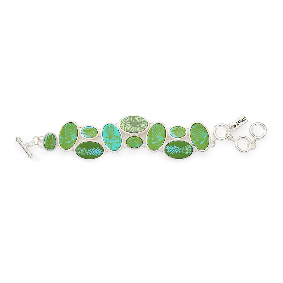 Tropical Green Cobblestone Bracelet