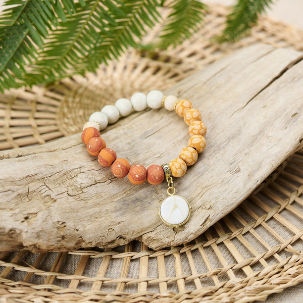 Sahara Color Block Charm Bracelet