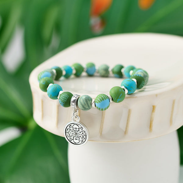 Tropical Green Petite Blossom Bracelet