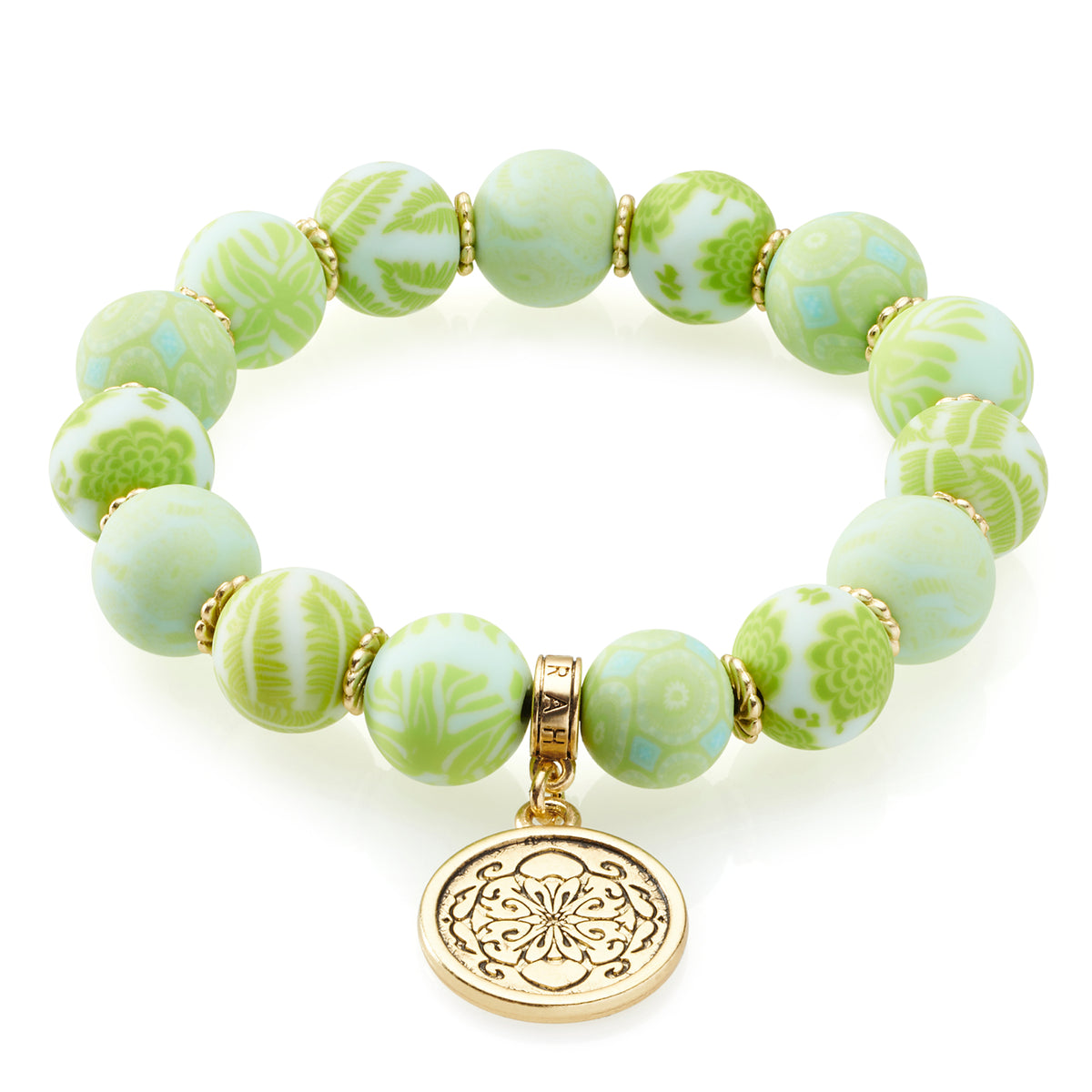 Seaside Green Chunky Blossom Bracelet