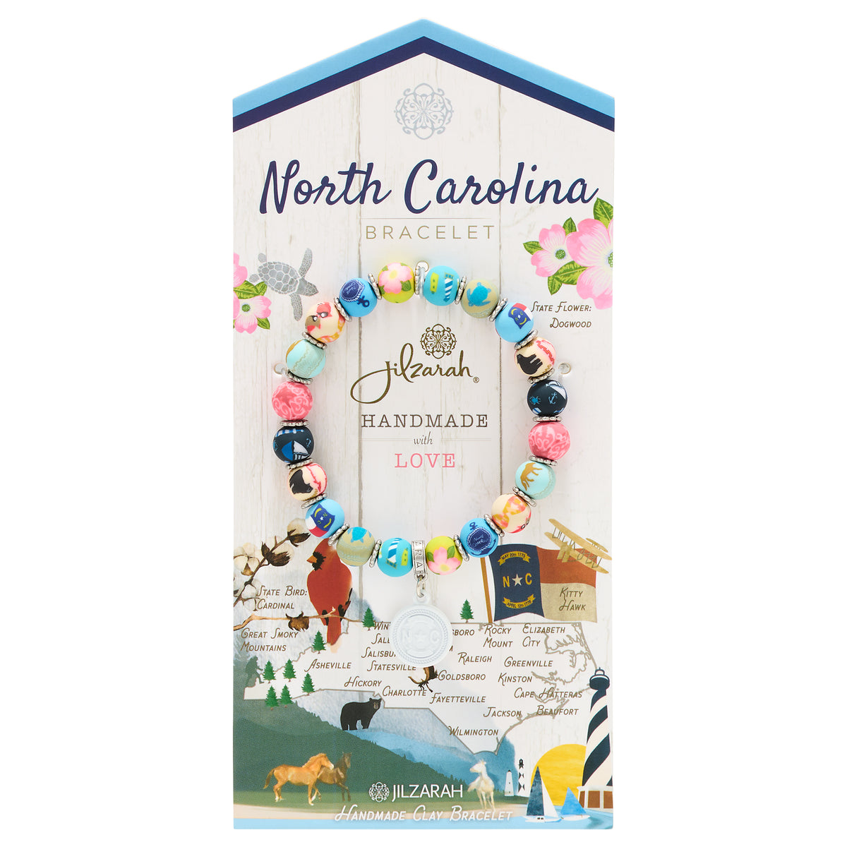 North Carolina Places We Love Bracelet