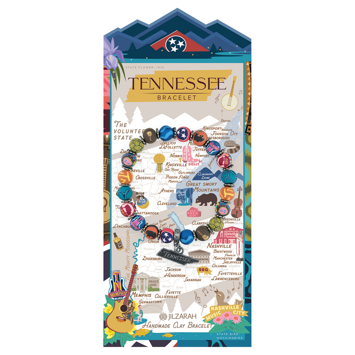 Tennessee Places We Love Bracelet