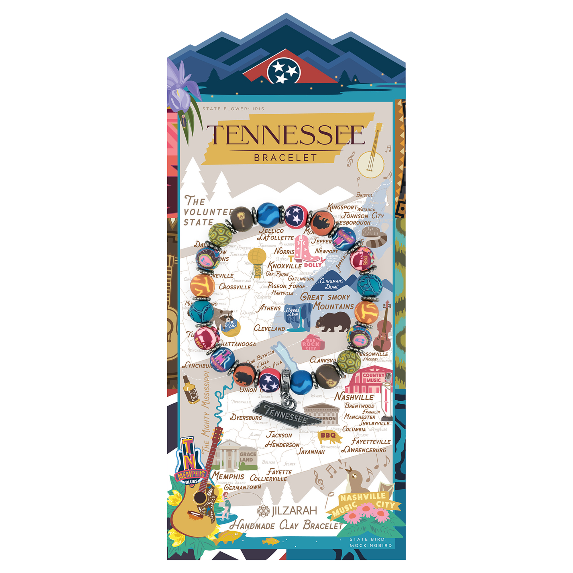 Tennessee Places We Love Bracelet