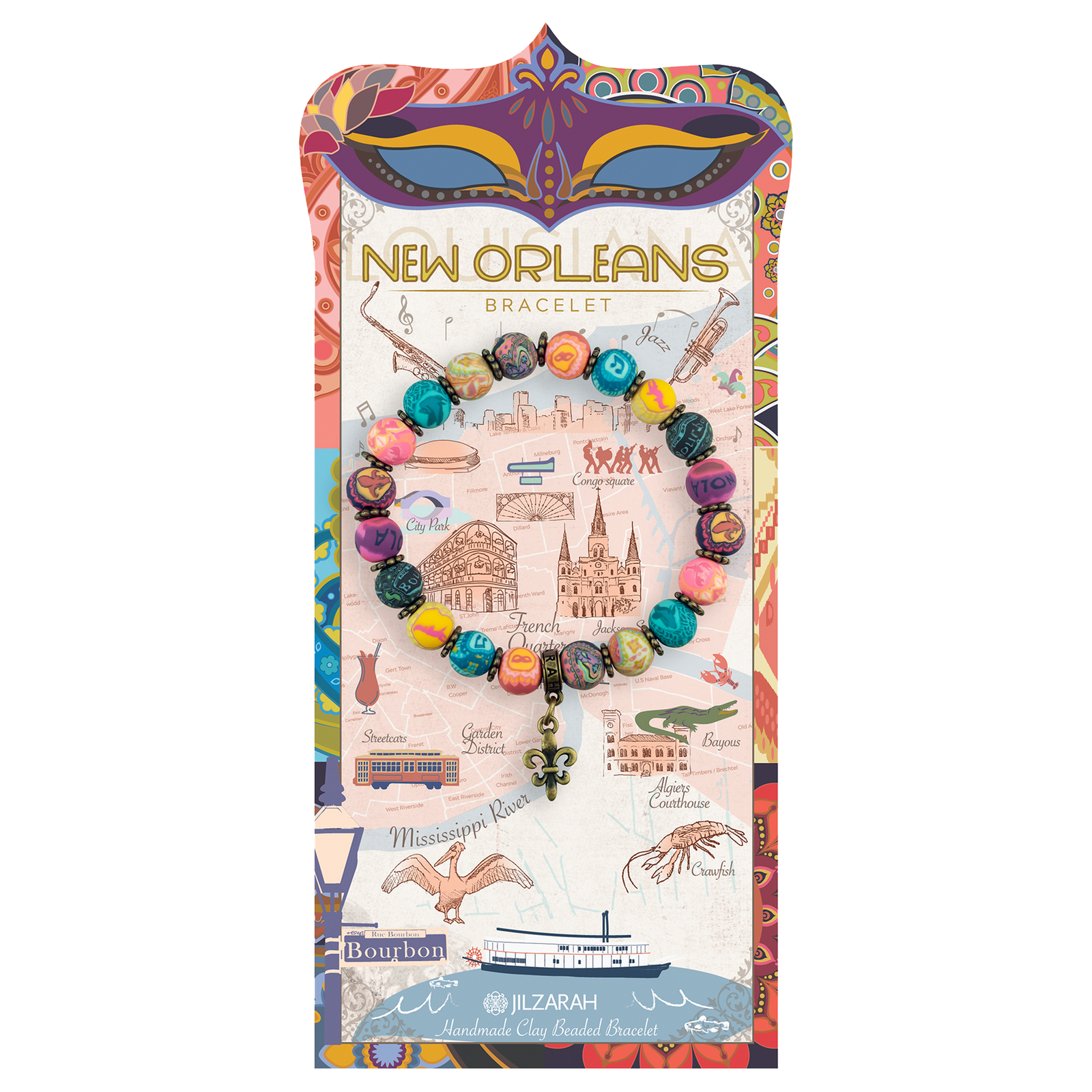 New Orleans Places We Love Bracelet