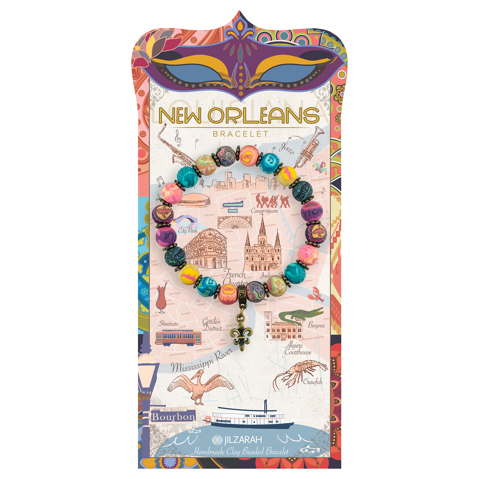 New Orleans Places We Love Bracelet