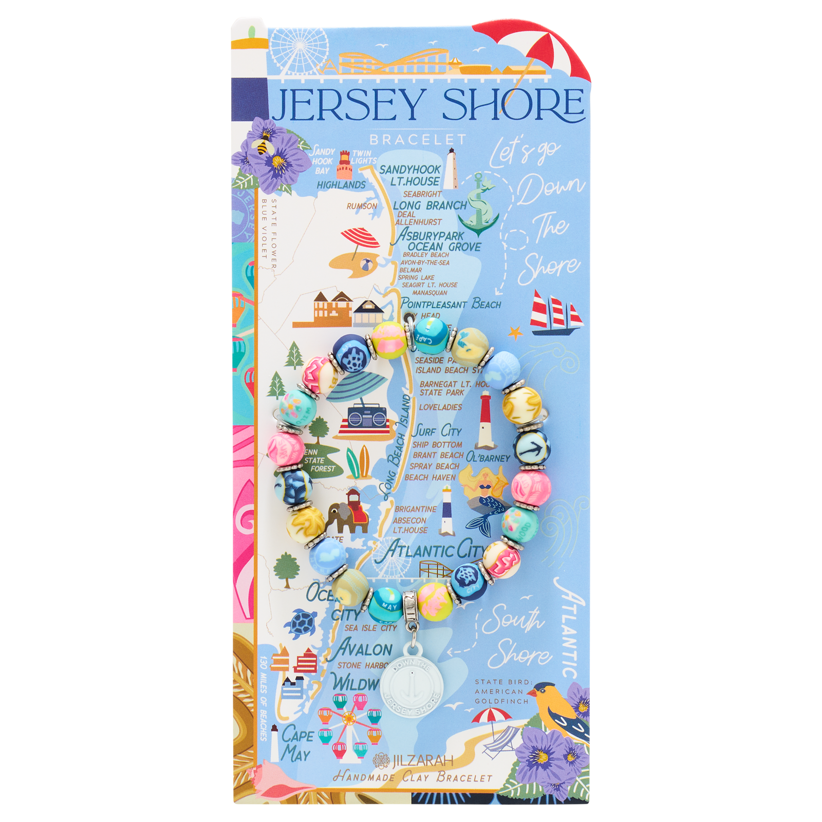 Jersey Shore Places We Love Bracelet