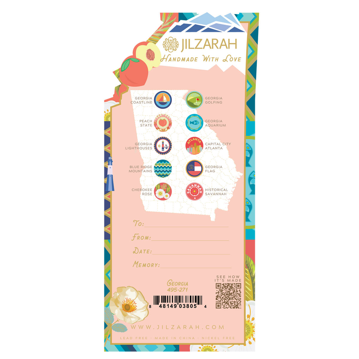 Georgia Places We Love Bracelet