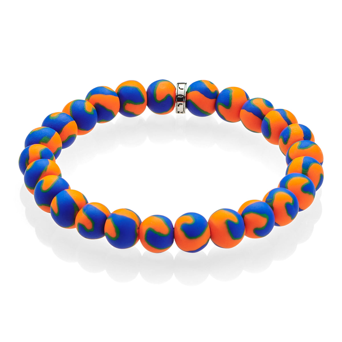 Blue-Orange-Green Game Day Bracelet