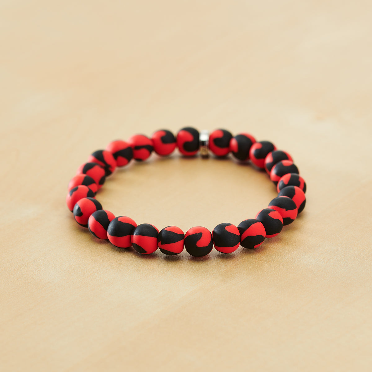 Red-Black Game Day Bracelet