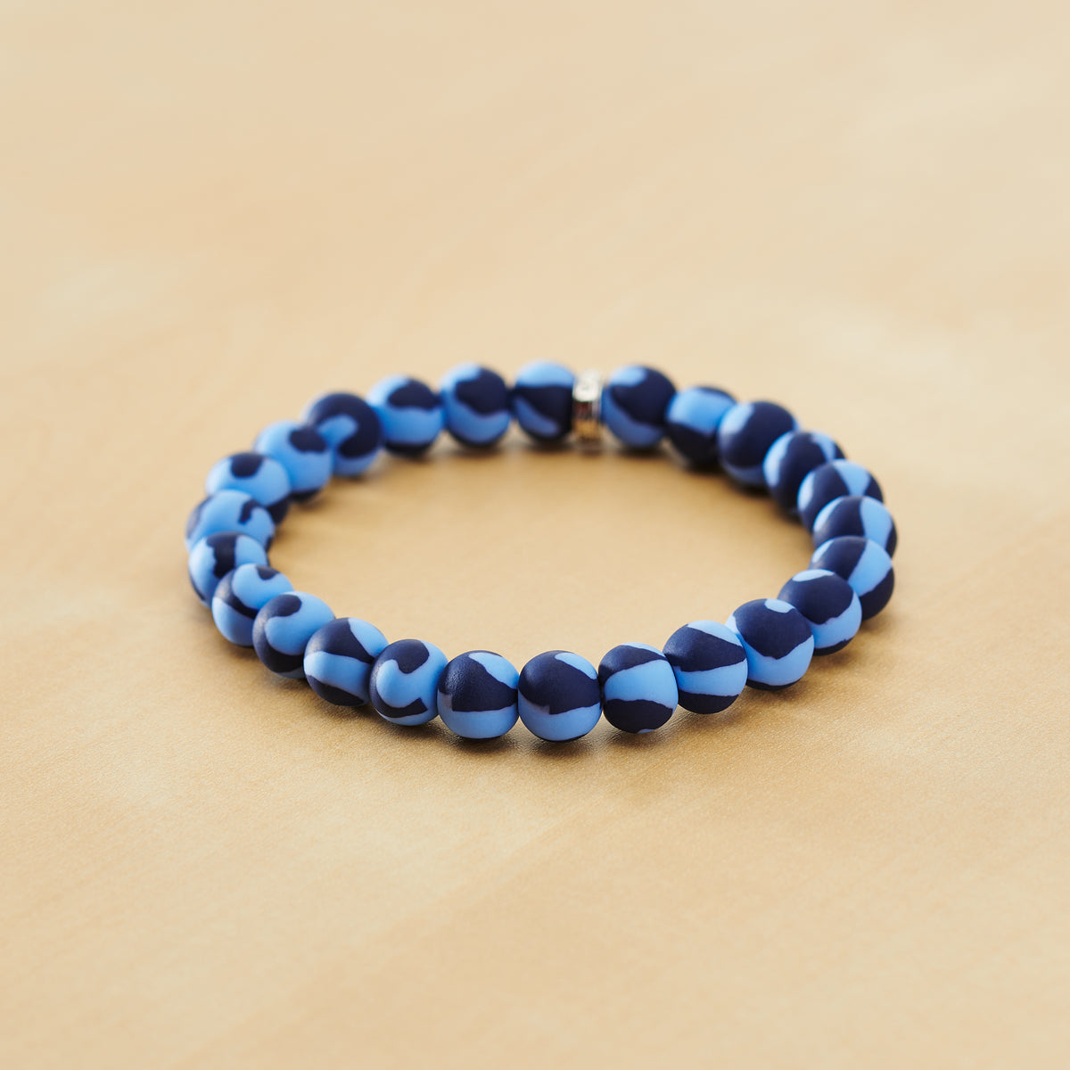 Light Blue-Navy Game Day Bracelet