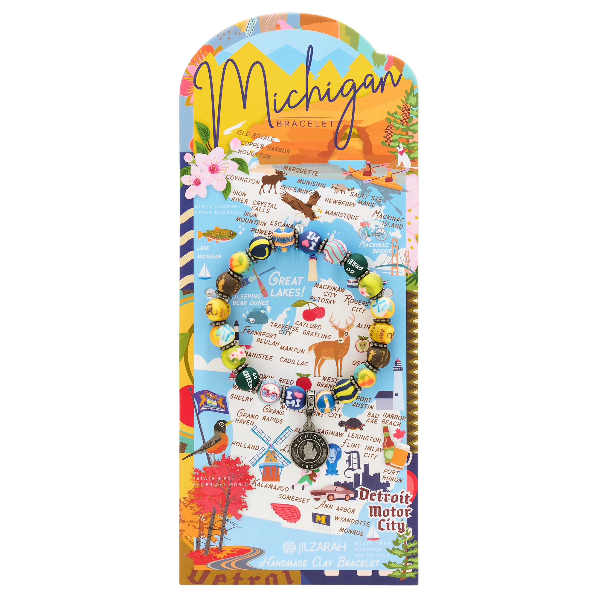 Michigan Places We Love Bracelet
