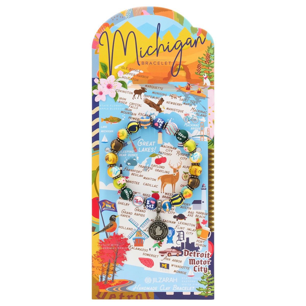 Michigan Places We Love Bracelet