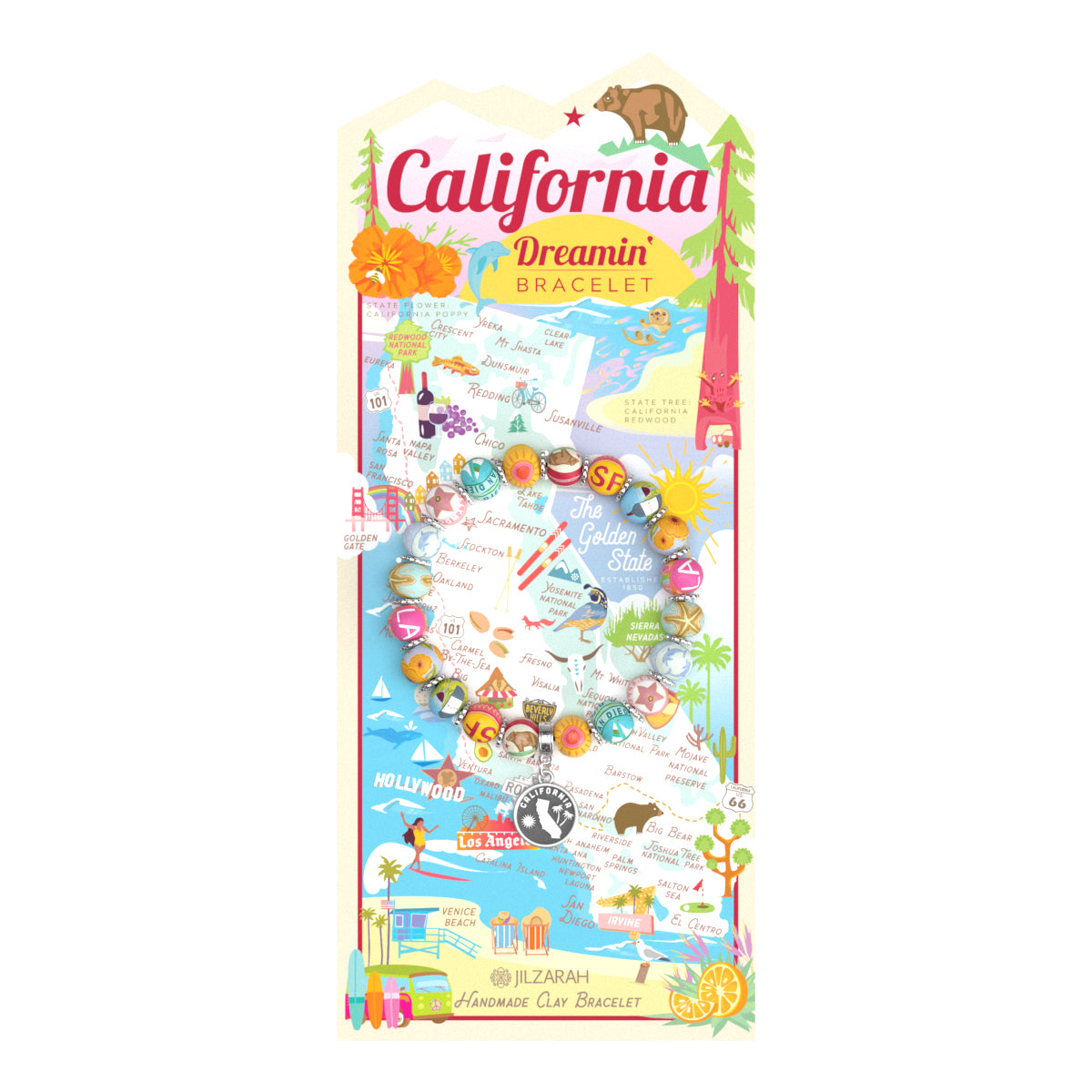 California Destination Bracelet