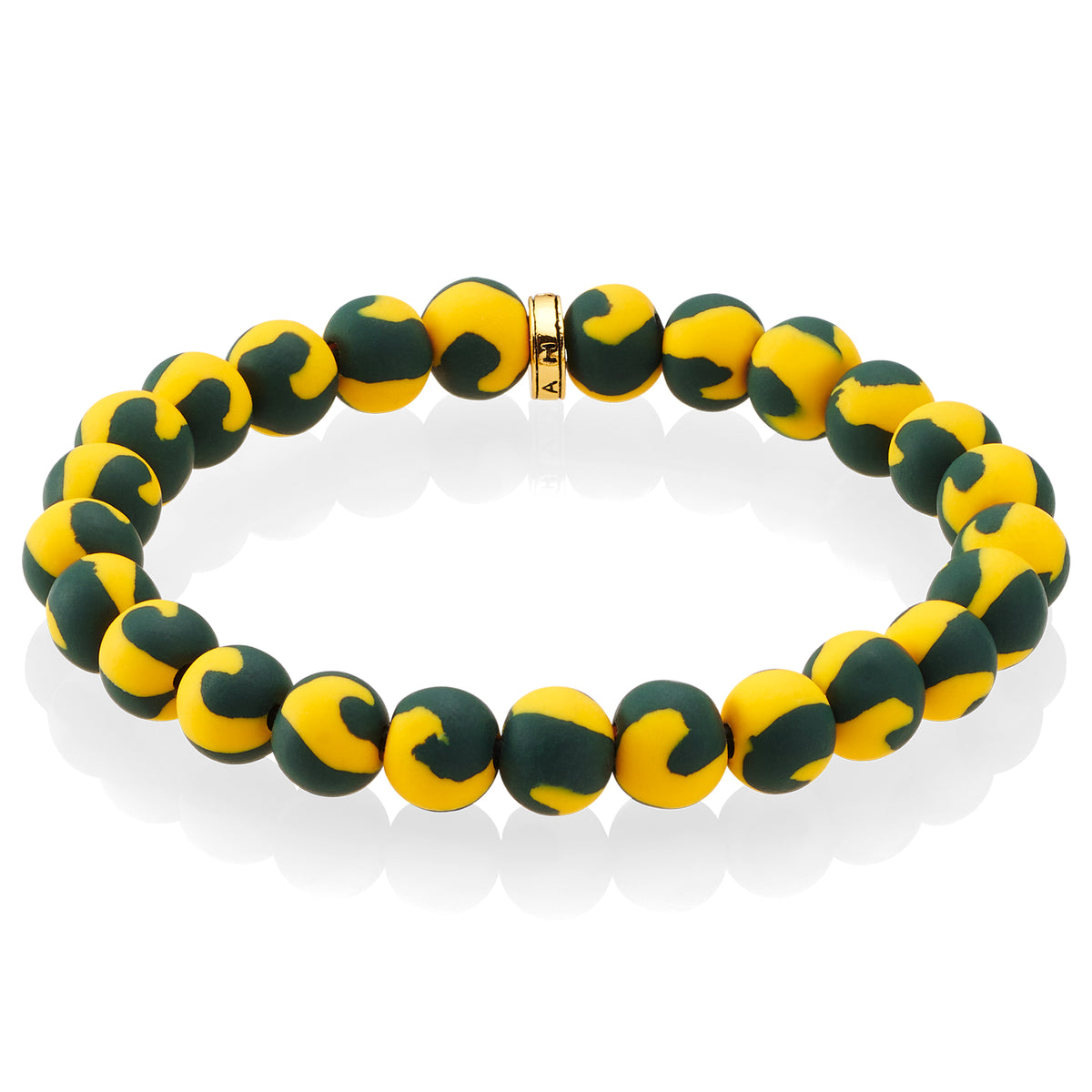 Green-Gold Game Day Bracelet