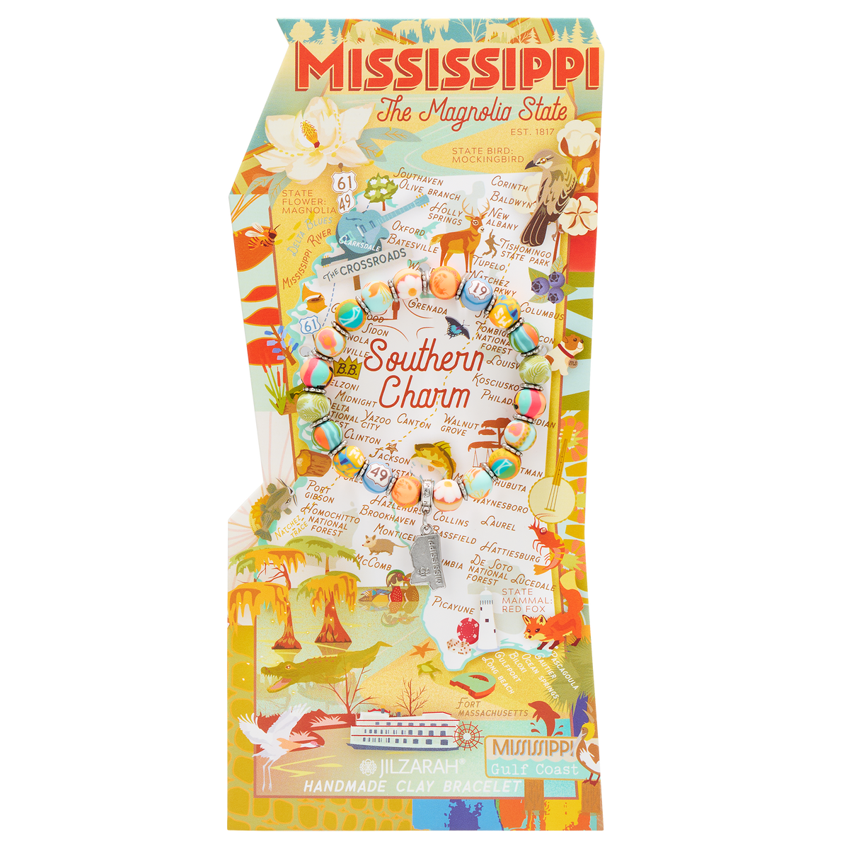 Mississippi Places We Love Bracelet