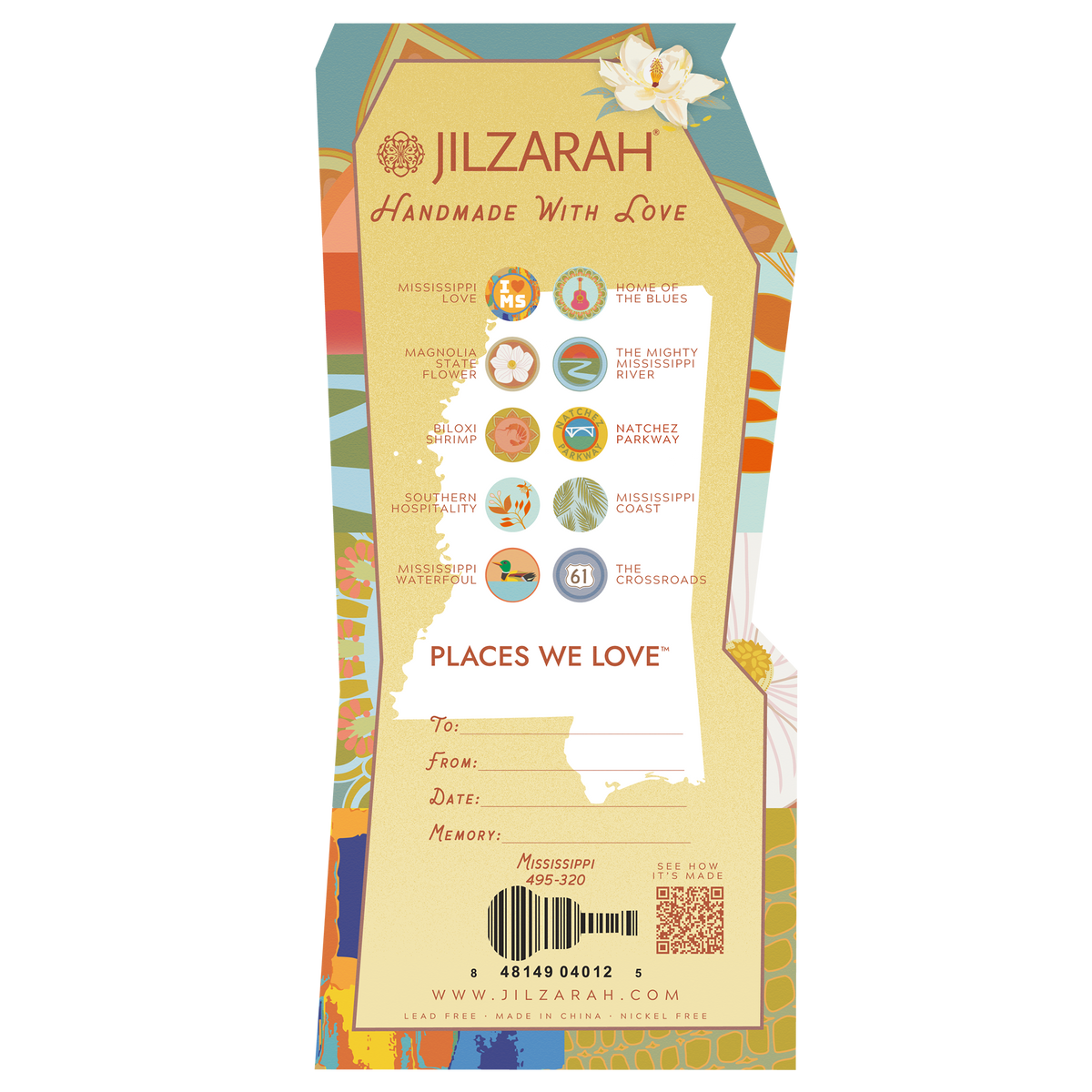 Mississippi Places We Love Bracelet