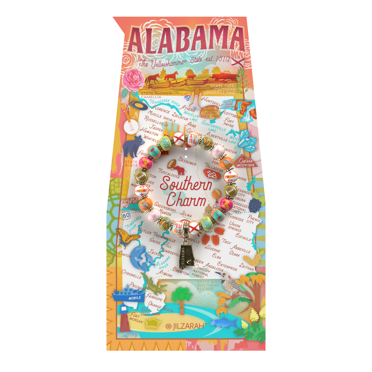 Alabama Places We Love Bracelet