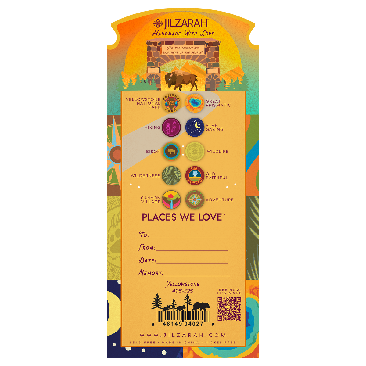 Yellowstone Places We Love Bracelet