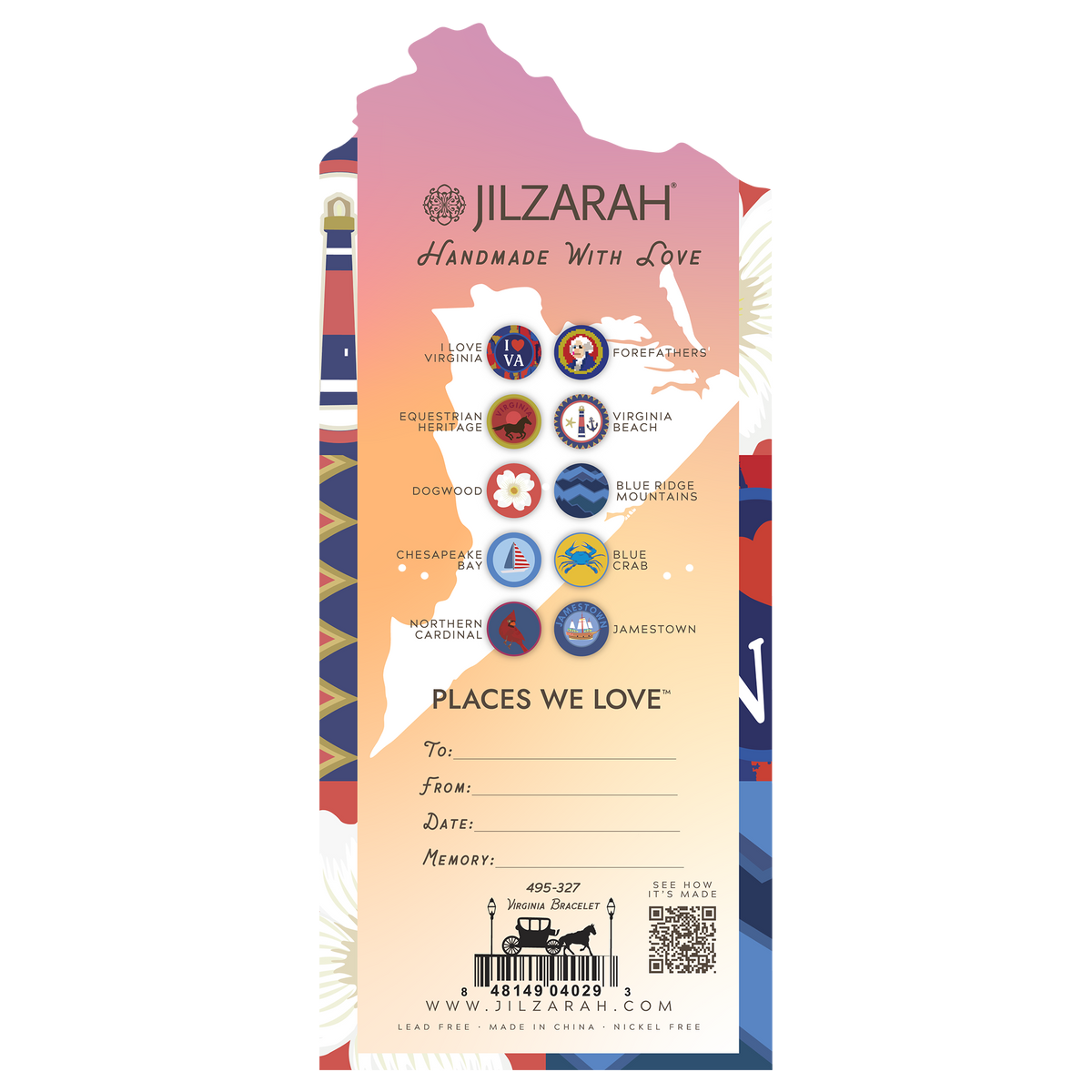 Virginia Places We Love Bracelet
