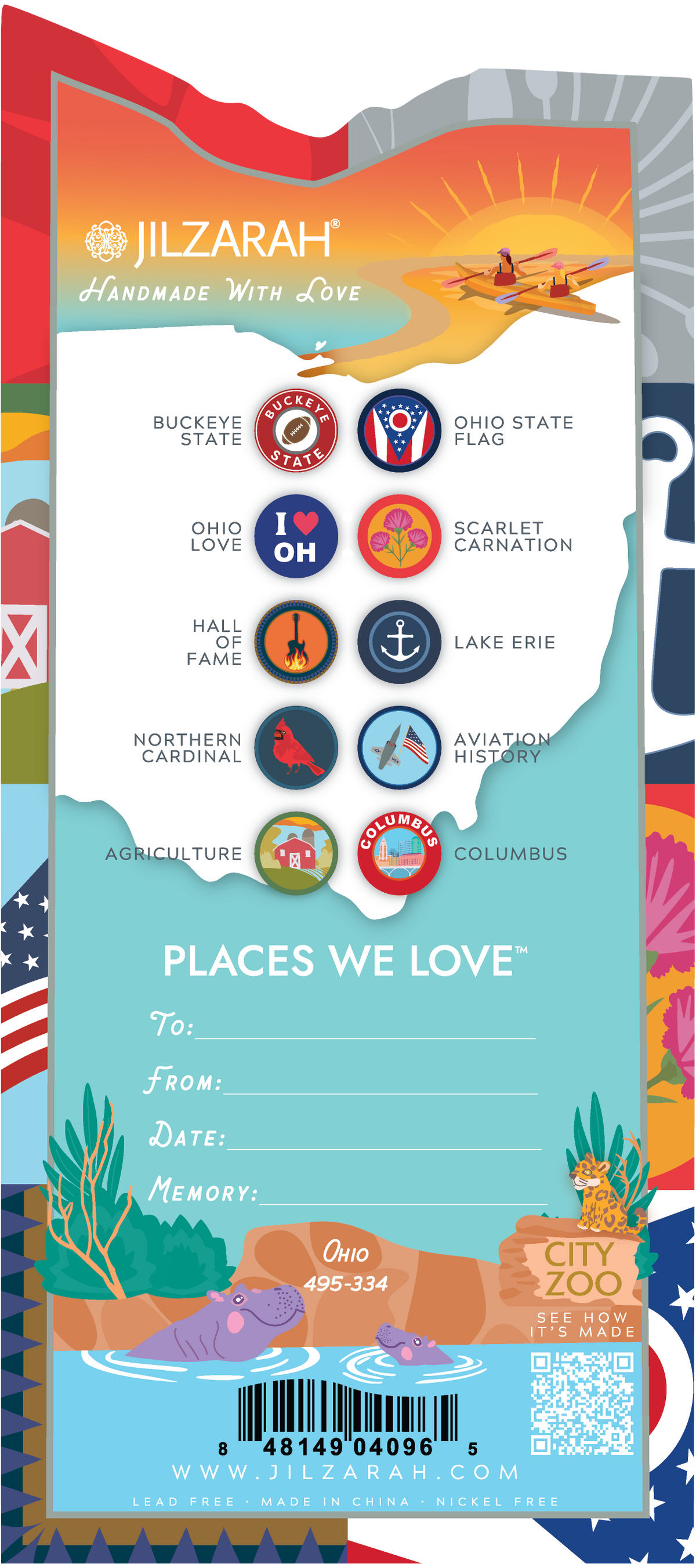 Ohio Places We Love Bracelet