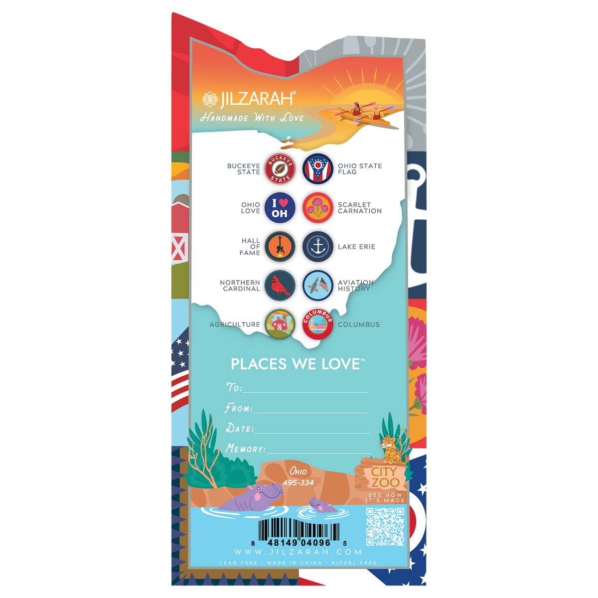 Ohio Places We Love Bracelet