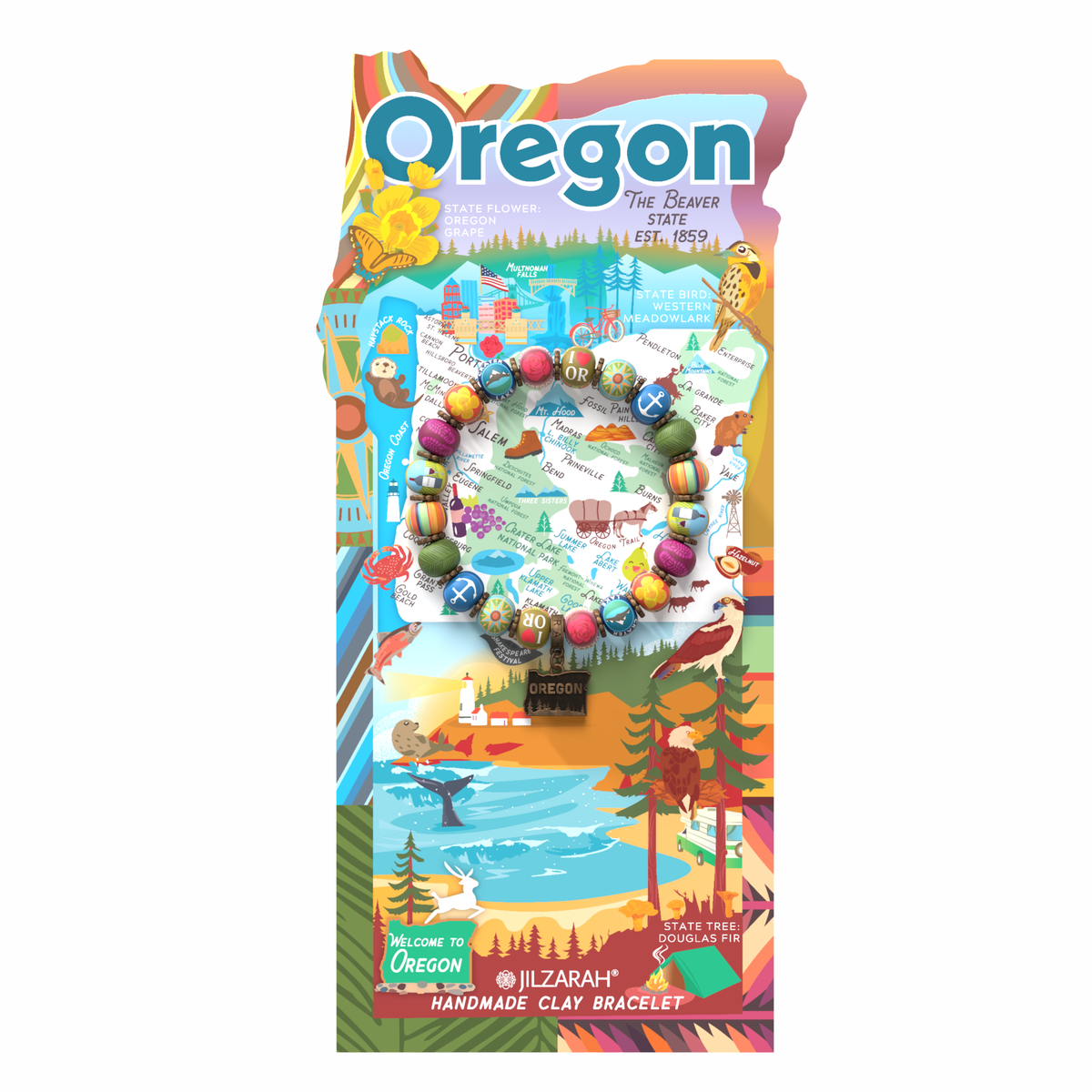 Oregon Places We Love Bracelet