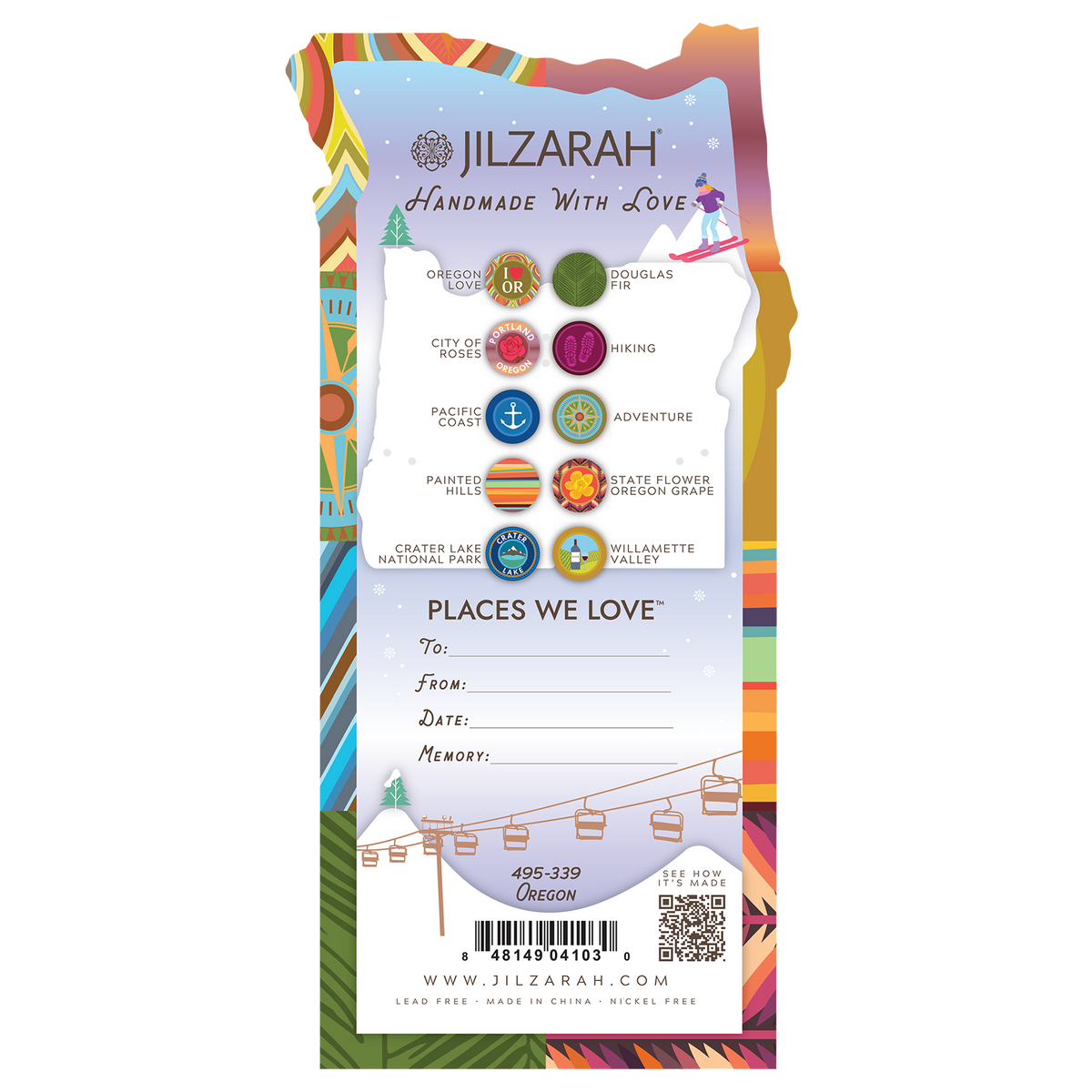 Oregon Places We Love Bracelet