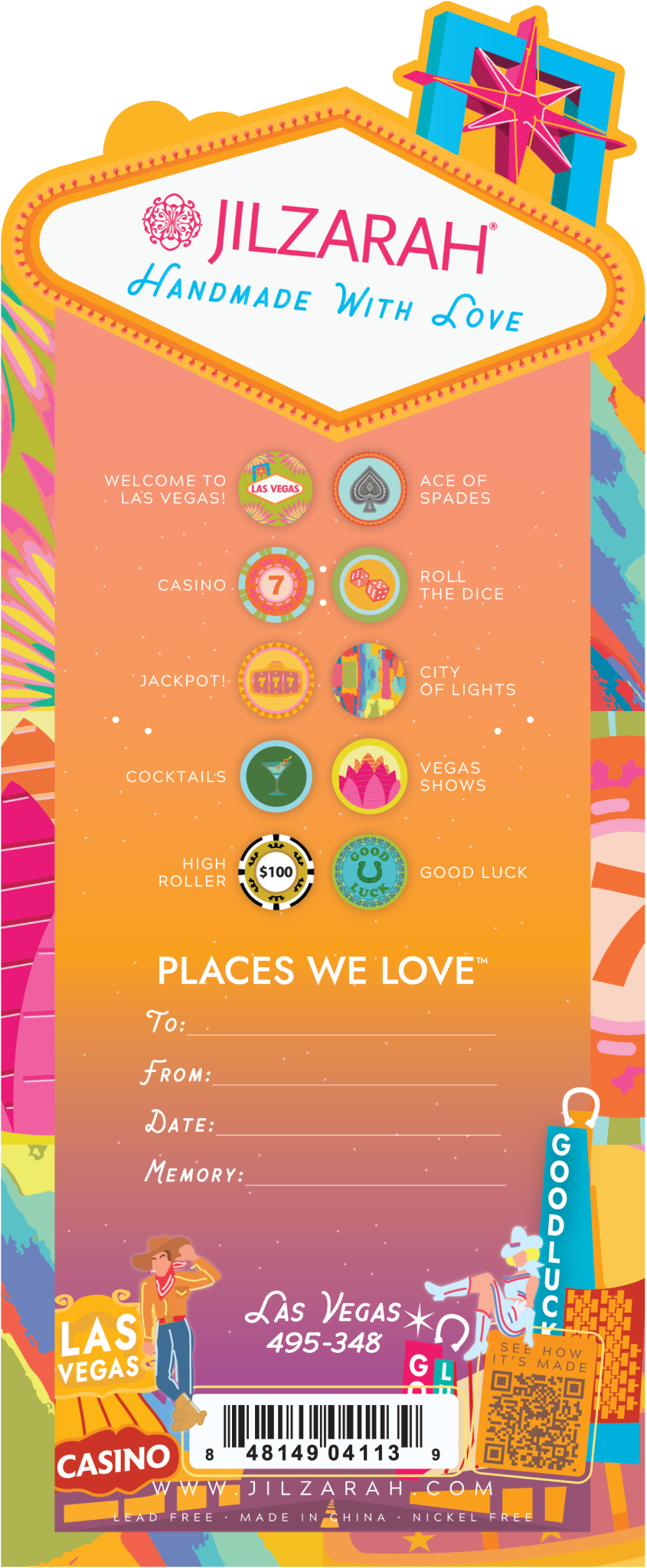 Las Vegas Places We Love Bracelet