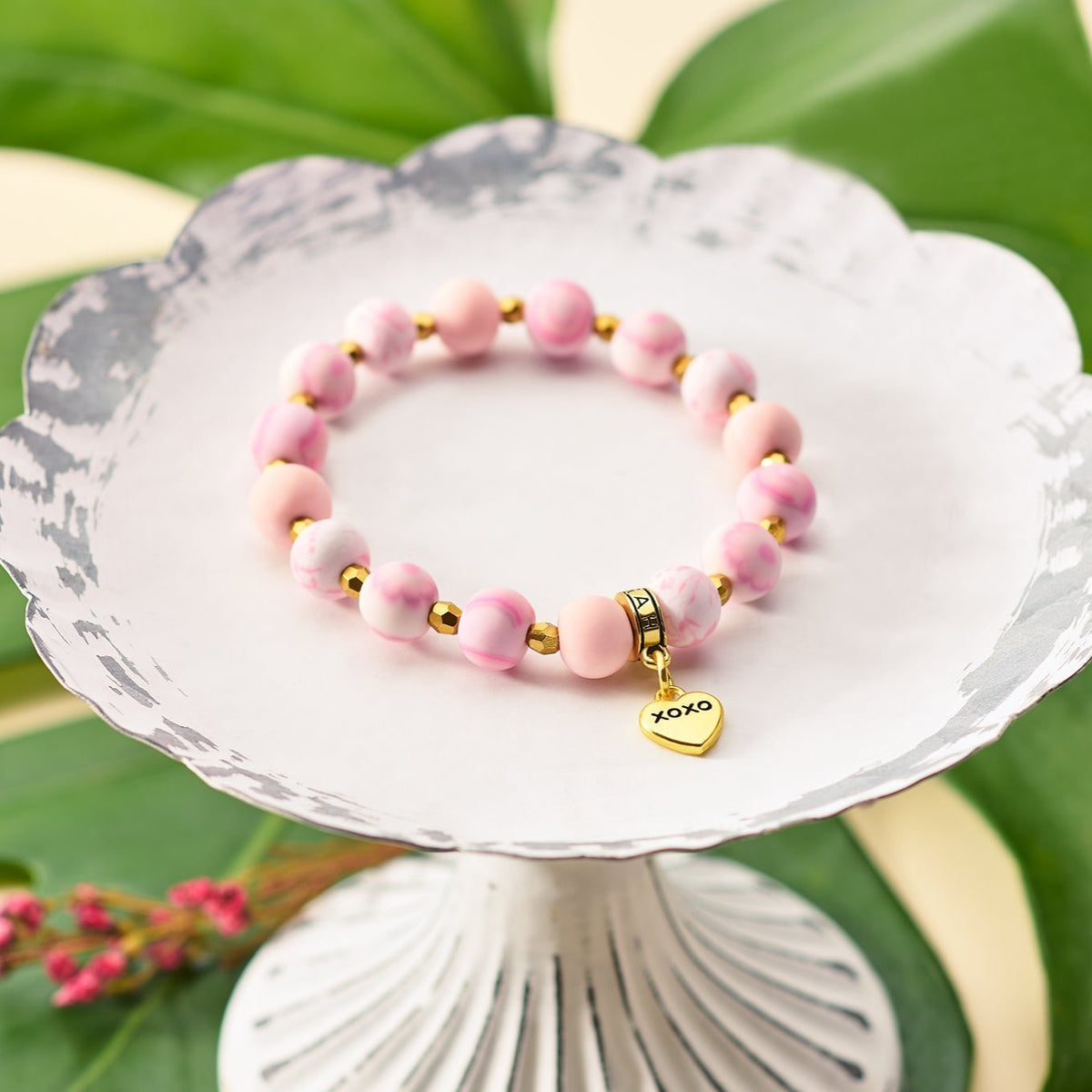 Pink Rainbow Adult Bracelet