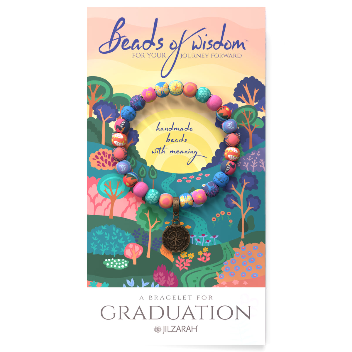 Graduation Beads of Wisdom Bracelet