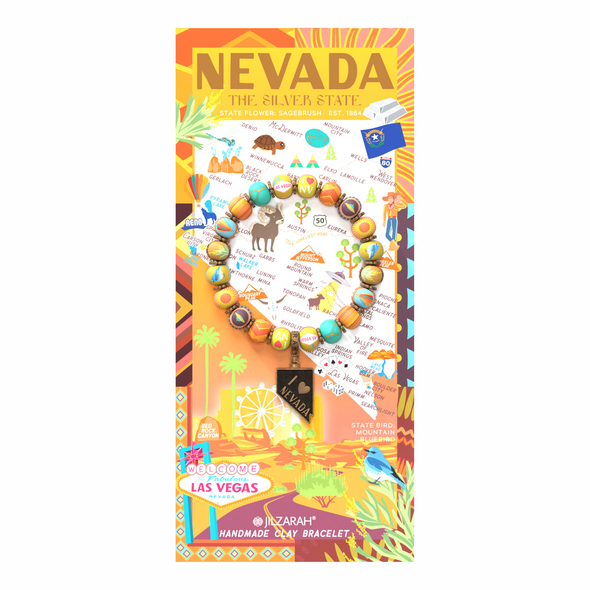 Nevada Places We Love Bracelet