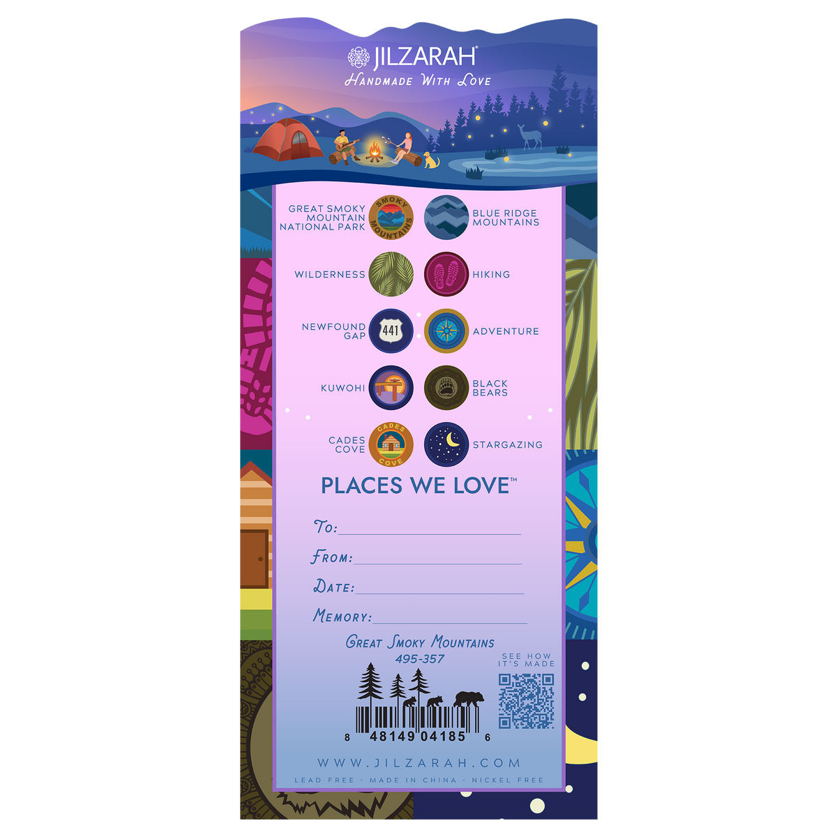 Great Smoky Mountains Places We Love Bracelet