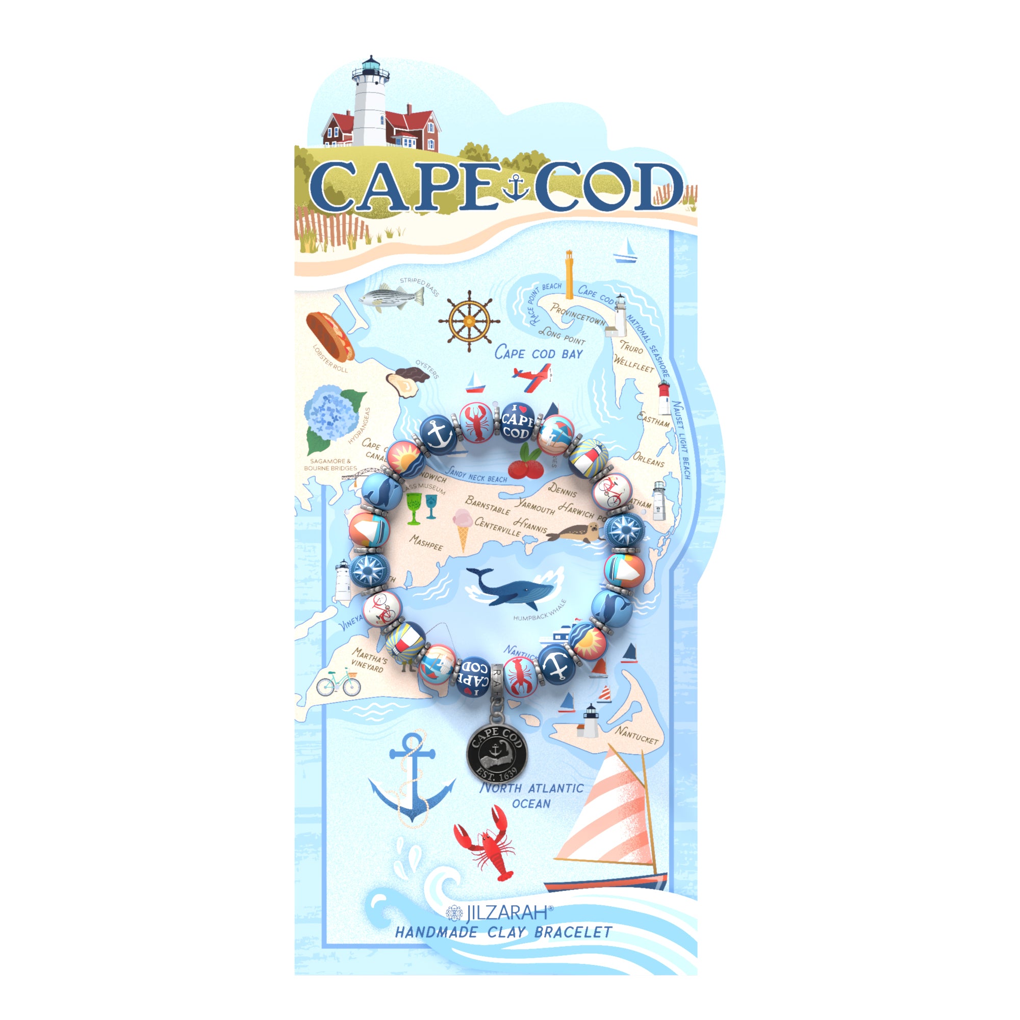 Cape Cod Places We Love Bracelet