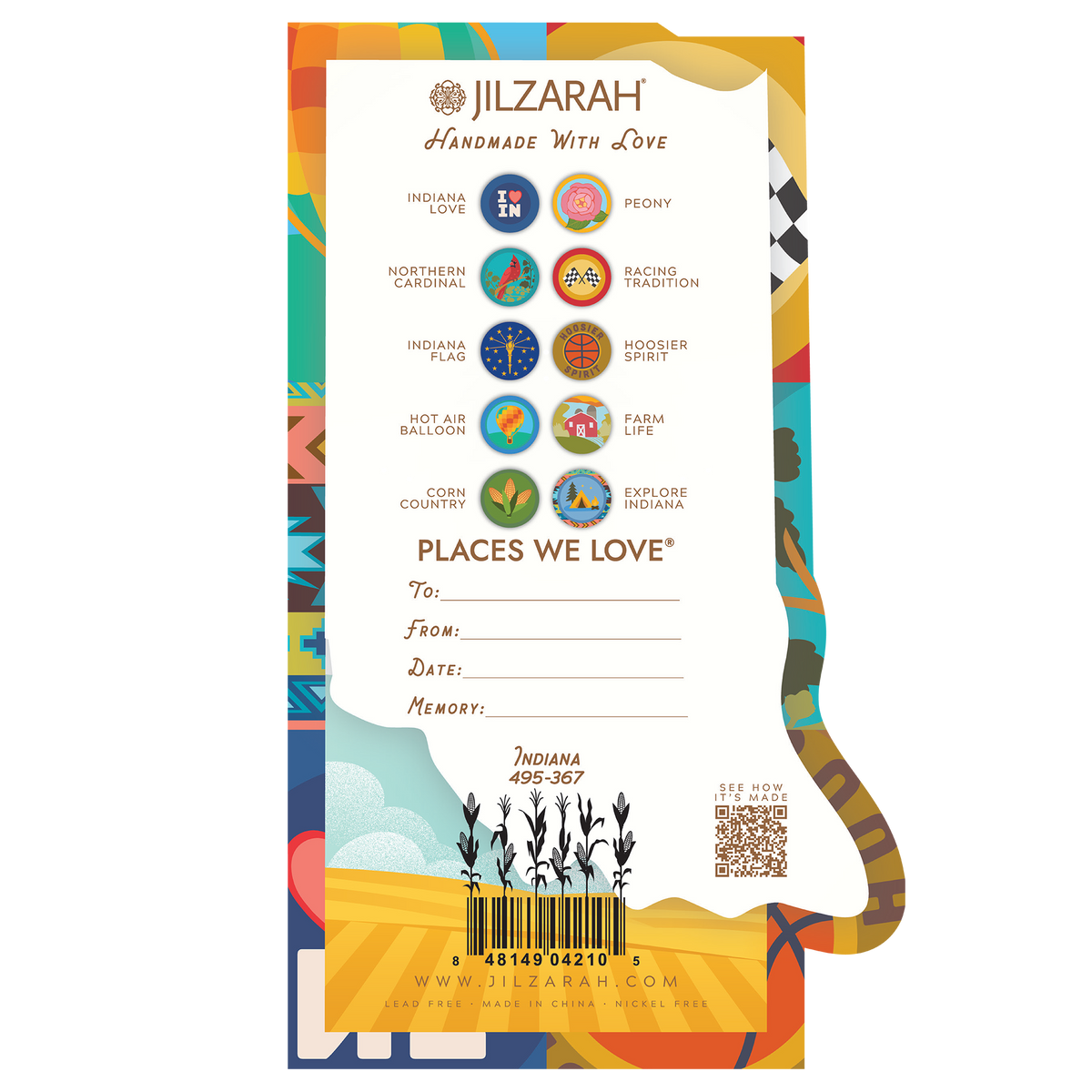 Indiana Places We Love Bracelet