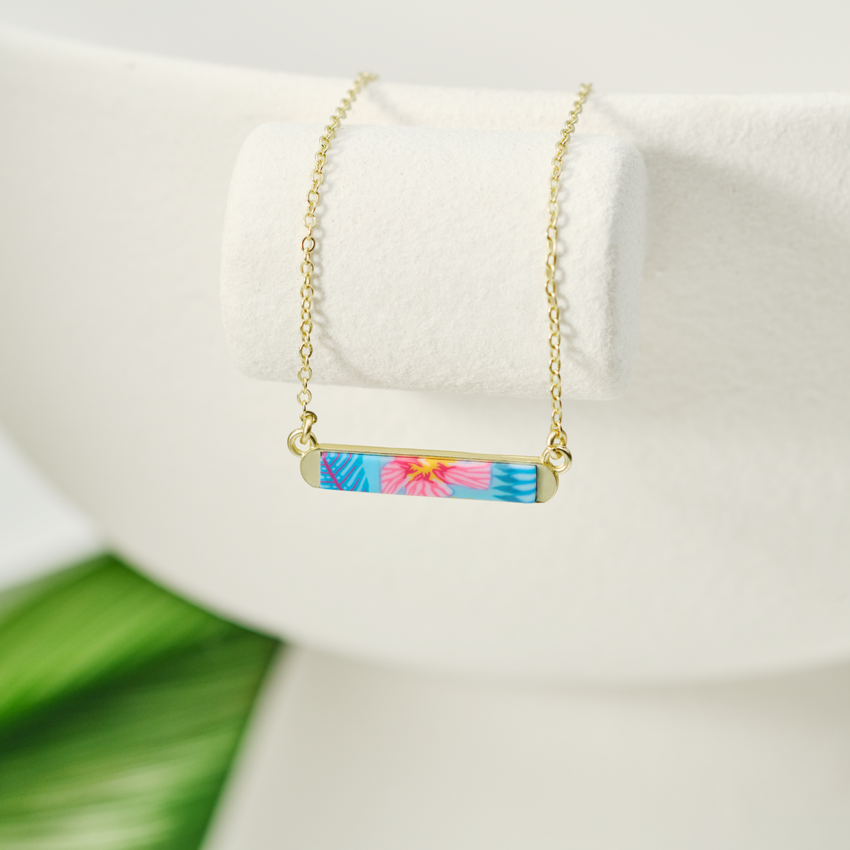 Paradise Island Reversible Mini Bar Necklace