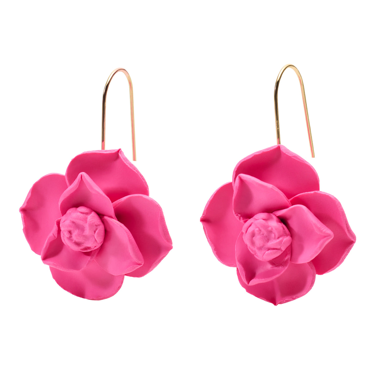 Paradise Island Clay Flower Earrings