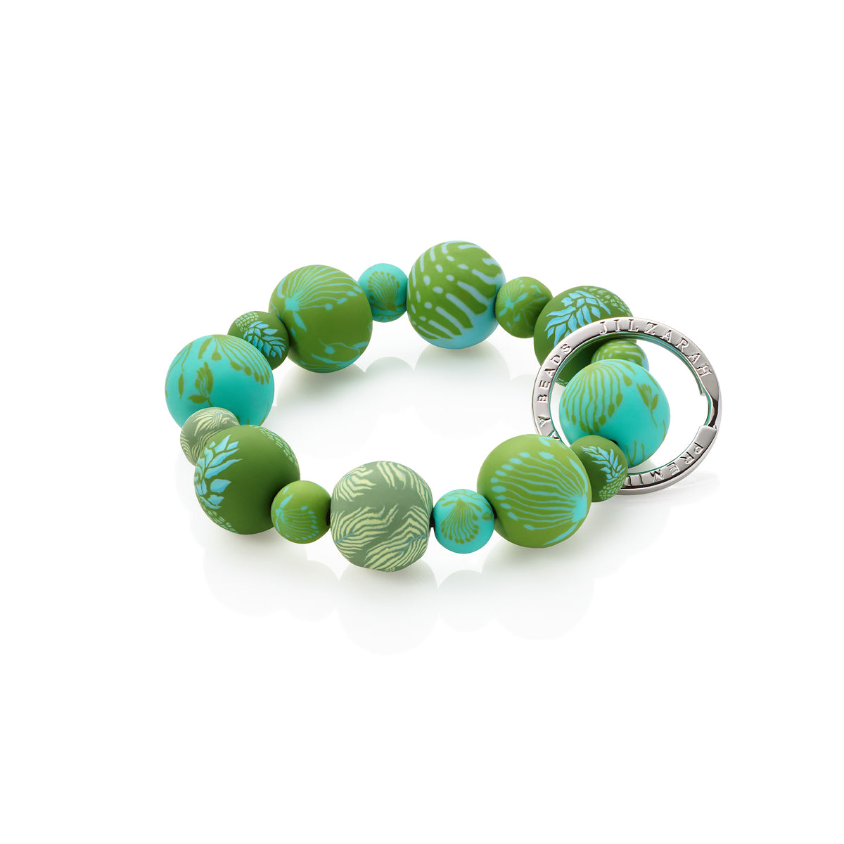 Tropical Green Wrist Keychain