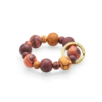 Tuscan Bronze Wrist Keychain