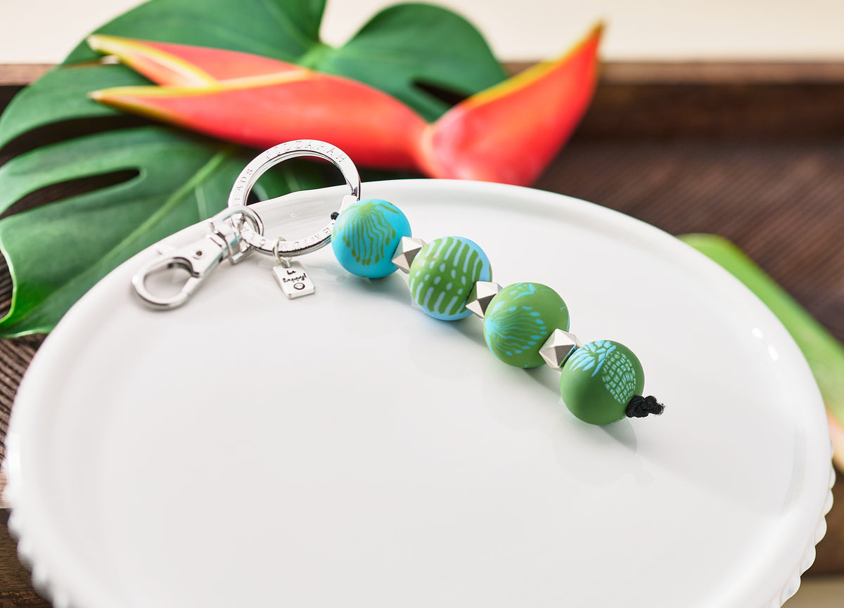 Tropical Green 4-Ball Keychain