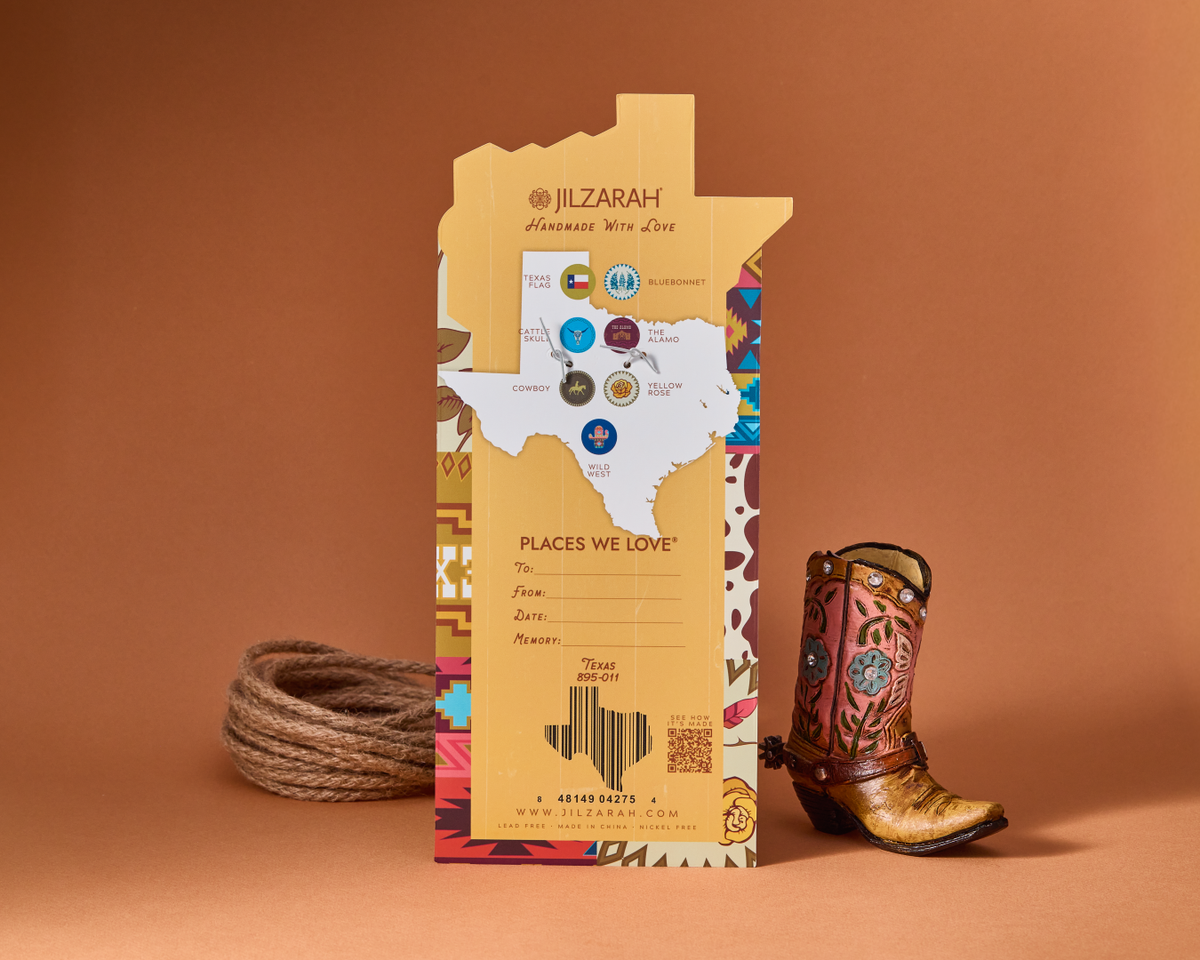 Texas Places We Love Keyclip