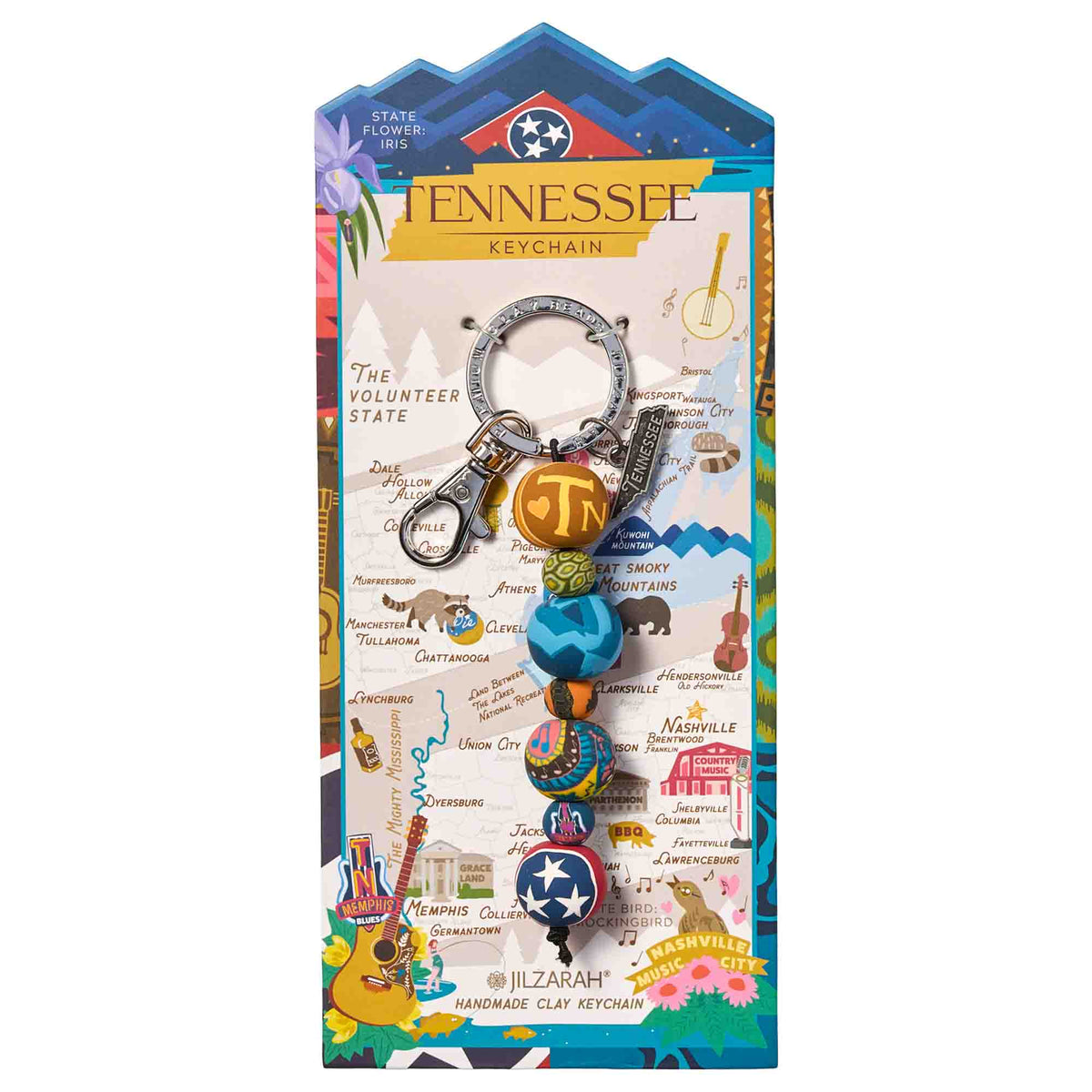Tennessee Places We Love Keyclip