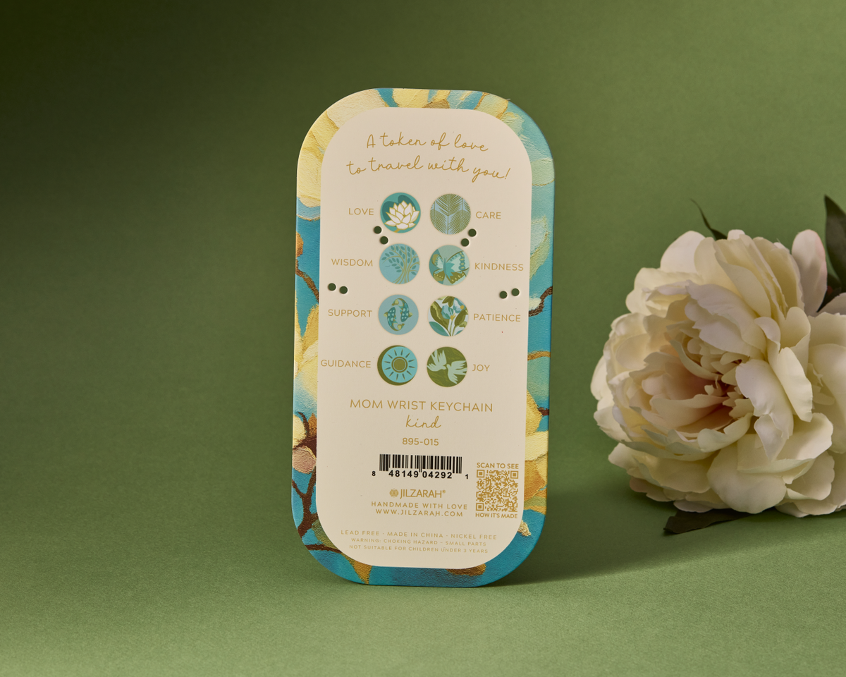 Kind Mom Carded Wrist Keychain