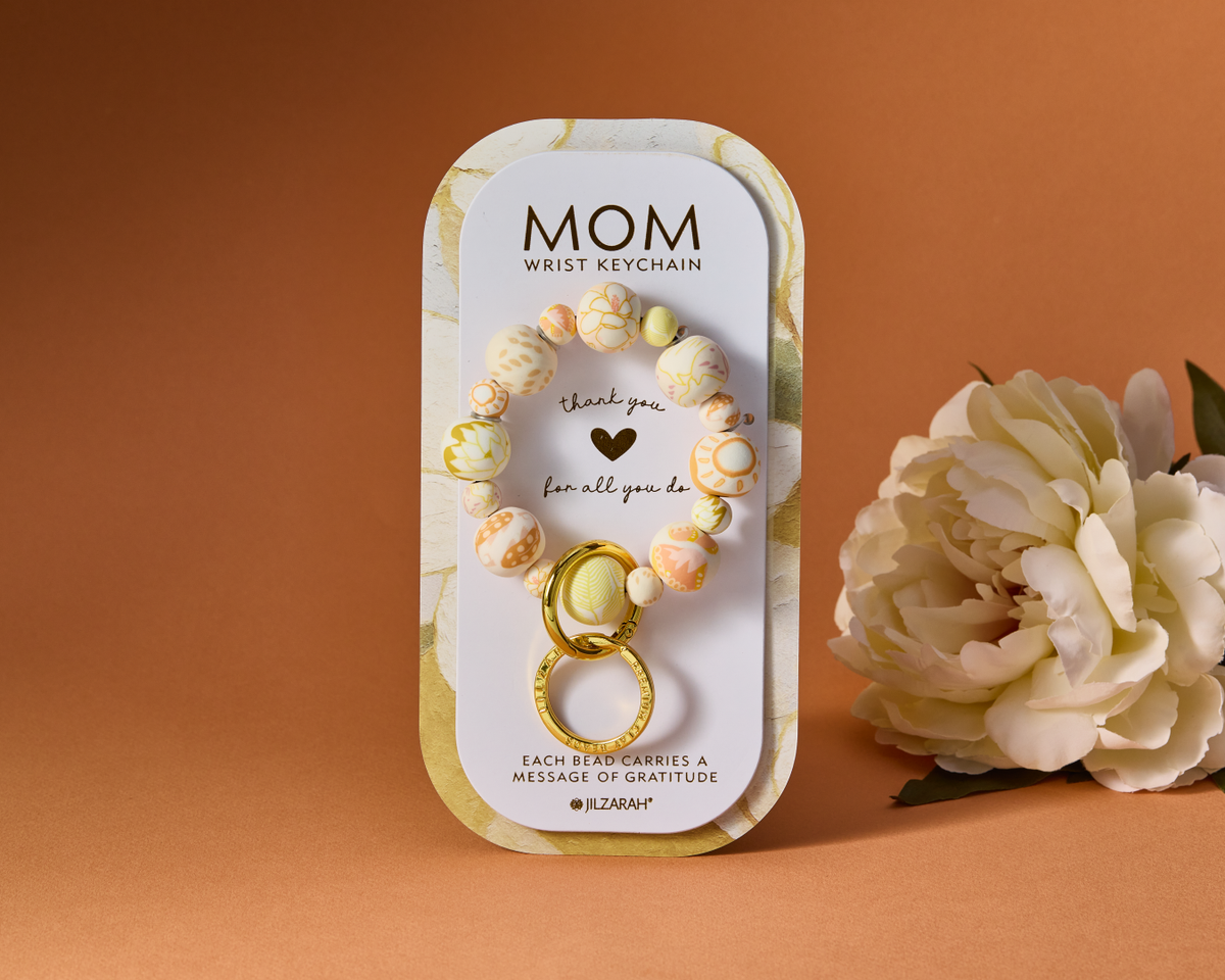 Warm Mom Carded Wrist Keychain