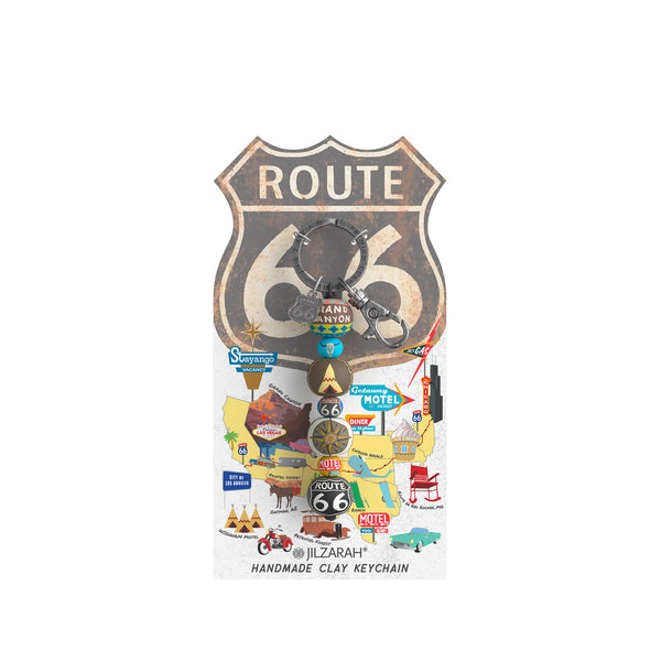 Route 66 Places We Love Key Clip