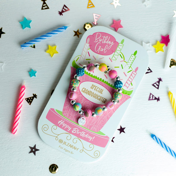 Granddaughter Youth Birthday Bracelet