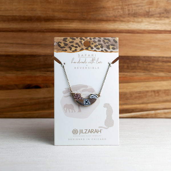 Safari Reversible Arc Necklace
